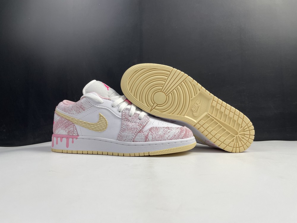 Jordan1 Low Paint Drip CW7104-601