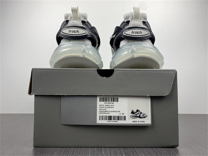 BLCG Track Clear Sole White/Black  647741 W3BZ2 9010
