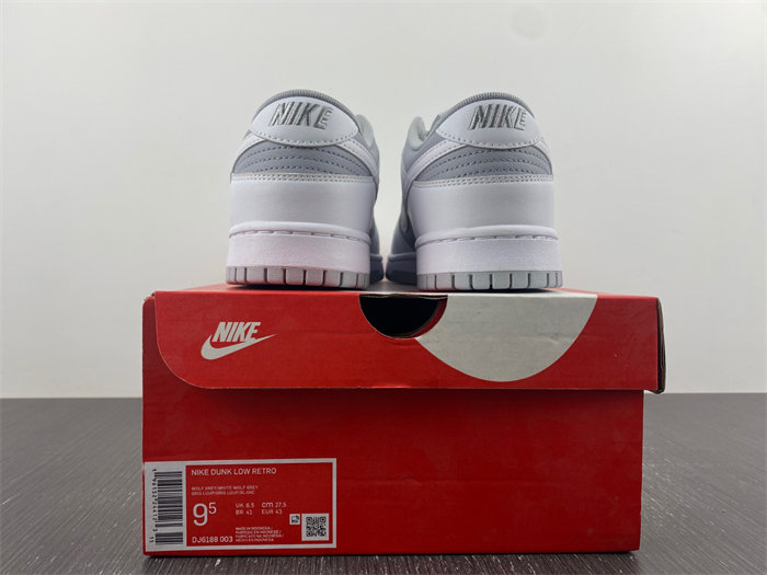 Nike Dunk Low Retro White Grey  DJ6188-003
