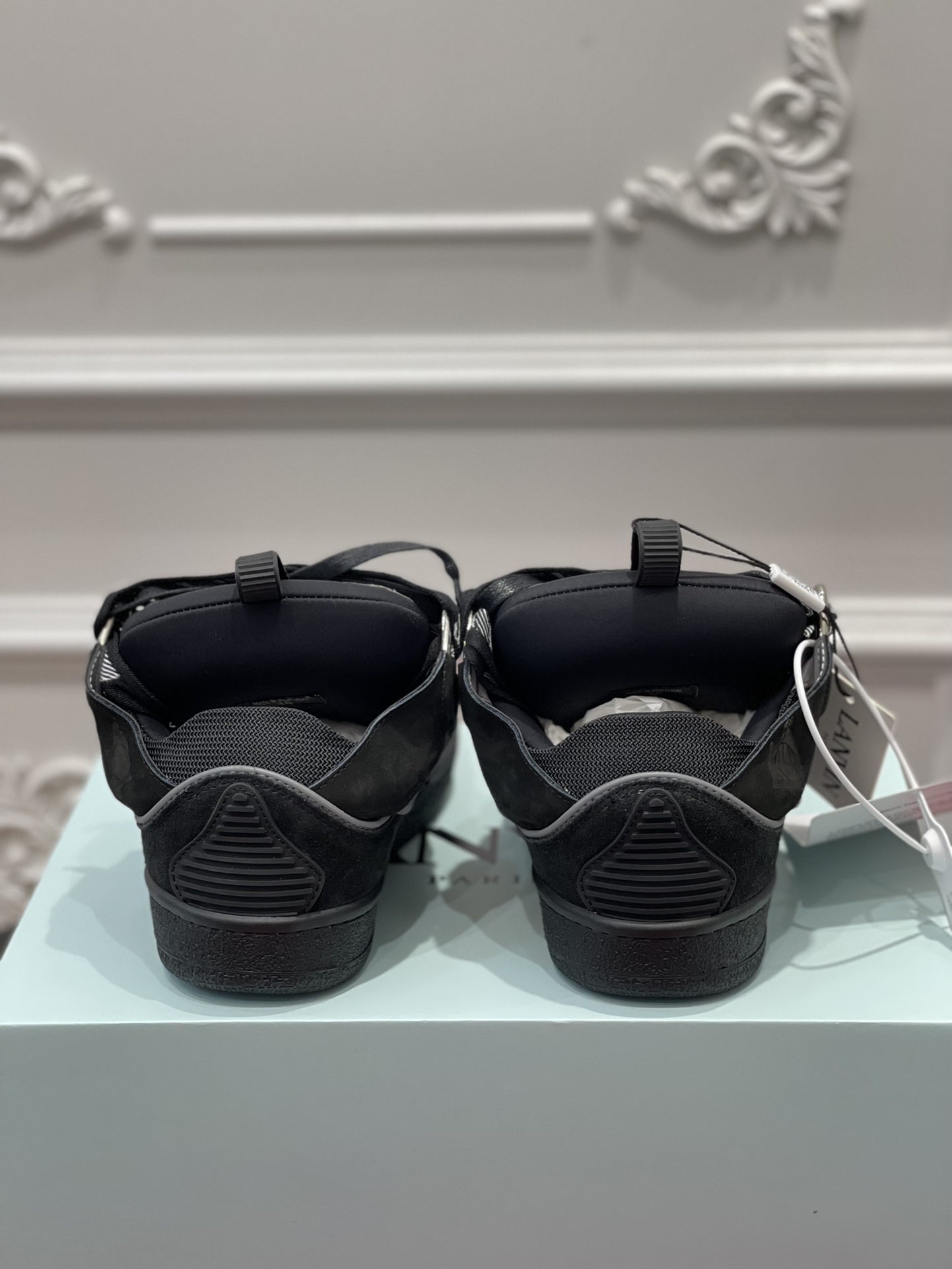 Lanvon Curb SneakerBlack Grey FM-SKRK11-REFL-P2210