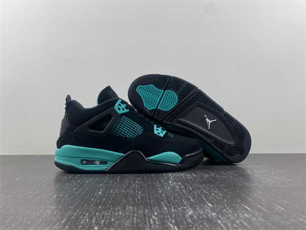 Air Jordan 4 black and blue