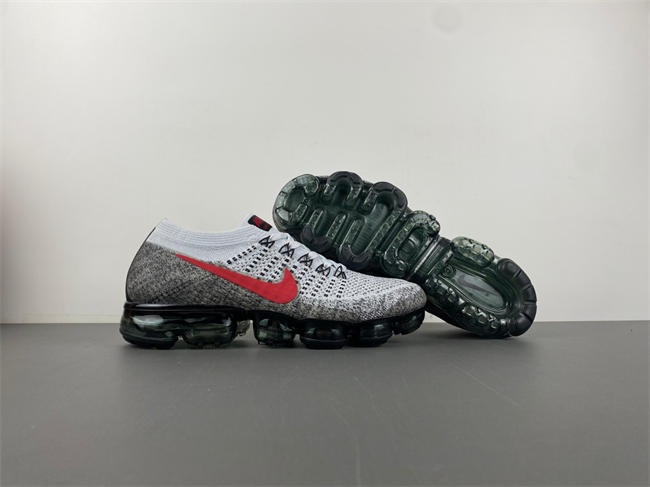 Nike Air VaporMax Platinum Red Black 849558-020