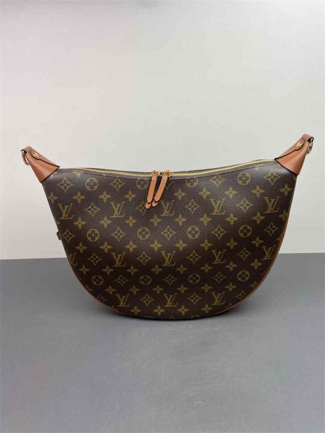 L0vis Vvtt0n Loop Hobo Monogram Canvas Brown